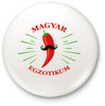 printfashion Magyar egzotikum - Kitűző, hűtőmágnes - Fehér (7414091)