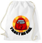 printfashion Trust no one - Sportzsák, Tornazsák - Fehér (3475525)