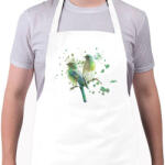 printfashion madarak - Kötény - Fehér (4906347)