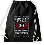 printfashion Limitált kiadás - 30 éves - Sportzsák, Tornazsák - Fekete (14768329)
