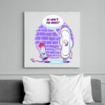 printfashion Milyen belül? - Vászonkép - Fehér (6620108)