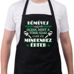 printfashion Mindenhez értek - Kötény - Fekete (10293963)