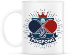 printfashion Pingpong - Címer - Bögre - Fehér (6992691)