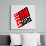 printfashion Beast mode ON! - Vászonkép - Fehér (6630950)