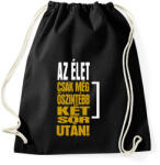 printfashion Két sör után - Sportzsák, Tornazsák - Fekete (16825506)