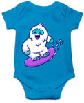 printfashion Snowboard yeti - Baba Body - Azúrkék (10781240)