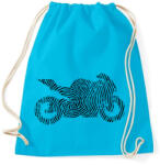printfashion Bike in my DNA - Sportzsák, Tornazsák - Surf blue (2246759)