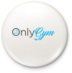 printfashion OnlyGym - Kitűző, hűtőmágnes - Fehér (16750558)
