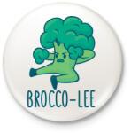 printfashion Brocco Lee - Kitűző, hűtőmágnes - Fehér (5097812)