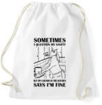 printfashion Az unikornis a konyhában - Sportzsák, Tornazsák - Fehér (13762177)