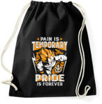 printfashion A fájdalom múlandó, a dicsőség örök - Sportzsák, Tornazsák - Fekete (521934)