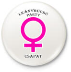 printfashion Leánybúcsú PCS - Kitűző, hűtőmágnes - Fehér (5181433)