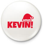 printfashion KEVIN3 - Kitűző, hűtőmágnes - Fehér (10768304)