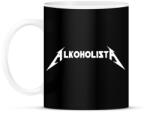 printfashion Metallica - Alkoholista paródia - Bögre - Fekete (2406833)