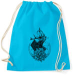 printfashion Szent szarvas - Sportzsák, Tornazsák - Surf blue (132951)