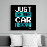 printfashion Just one more - Vászonkép - Fekete (6651580)