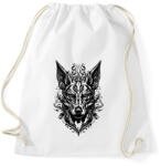 printfashion angry cerberus - Sportzsák, Tornazsák - Fehér (15191962)