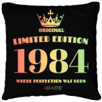 printfashion 1984 - Párnahuzat, Díszpárnahuzat - Fekete (4466229)
