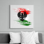 printfashion magyar vagyok minta - Vászonkép - Fehér (6632719)