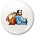 printfashion Bud Spencer and Terence Hill - Kitűző, hűtőmágnes - Fehér (14687119)