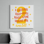 printfashion Virgonc baba - Számmal - Vászonkép - Fehér (8097676)