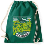 printfashion Ne csinálj hülyéből celebet - Sportzsák, Tornazsák - Sötétzöld (27211)