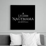 printfashion got-legjobb-nagymama-white - Vászonkép - Fekete (6645991)
