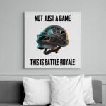 printfashion PUBG - This is Battle Royale (Fekete) - Vászonkép - Fehér (6625608)