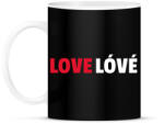 printfashion LOVE LÓVÉ - Bögre - Fekete (10871846)