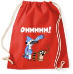 printfashion Mordecai és Rigby - Sportzsák, Tornazsák - Piros (2546570)