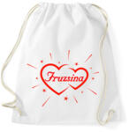 printfashion Fruzsina - Sportzsák, Tornazsák - Fehér (11811379)