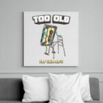 printfashion Öreg kazetta - Vászonkép - Fehér (6622406)