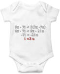 printfashion I love u - Baba Body - Fehér (2206522)