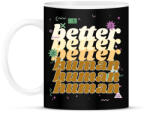 printfashion better human - Bögre - Fekete (10026434)