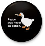 printfashion Peace was - Kitűző, hűtőmágnes - Fekete (3099907)
