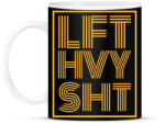 printfashion Lift heavy sh. t - Bögre - Fekete (11719438)