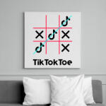 printfashion Tik Tok Toe - Vászonkép - Fehér (6635493)