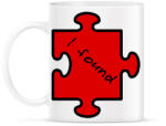 printfashion puzzle(férfi) - Bögre - Fehér (2221599)