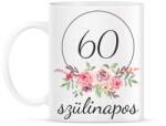 printfashion 60 éves szülinapos - Bögre - Fehér (7088711)