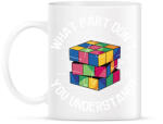 printfashion Rubik kocka - Bögre - Fehér (12006228)