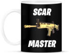 printfashion SCAR Master - Fortnite (Fehér) - Bögre - Fekete (1510405)