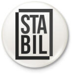 printfashion Stabil - Kitűző, hűtőmágnes - Fehér (3087611)
