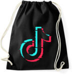 printfashion Tik-tok - Sportzsák, Tornazsák - Fekete (2482600)