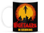 printfashion Rémálom Hawkinsban - Stranger Things - Bögre - Fekete (7692529)