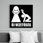 printfashion Új vezetőség - Vászonkép - Fekete (6649138)