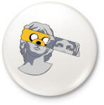 printfashion Szobor jake - Kitűző, hűtőmágnes - Fehér (14000305)