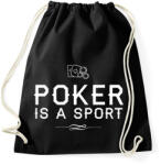printfashion A póker egy sport - Sportzsák, Tornazsák - Fekete (1305145)