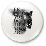 printfashion Francia Bulldog - Kitűző, hűtőmágnes - Fehér (3079505)