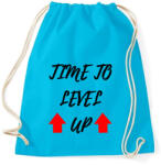 printfashion Itt az idő fejlődni - Sportzsák, Tornazsák - Surf blue (1363650)