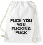 printfashion F**k you - Sportzsák, Tornazsák - Fehér (2869230)